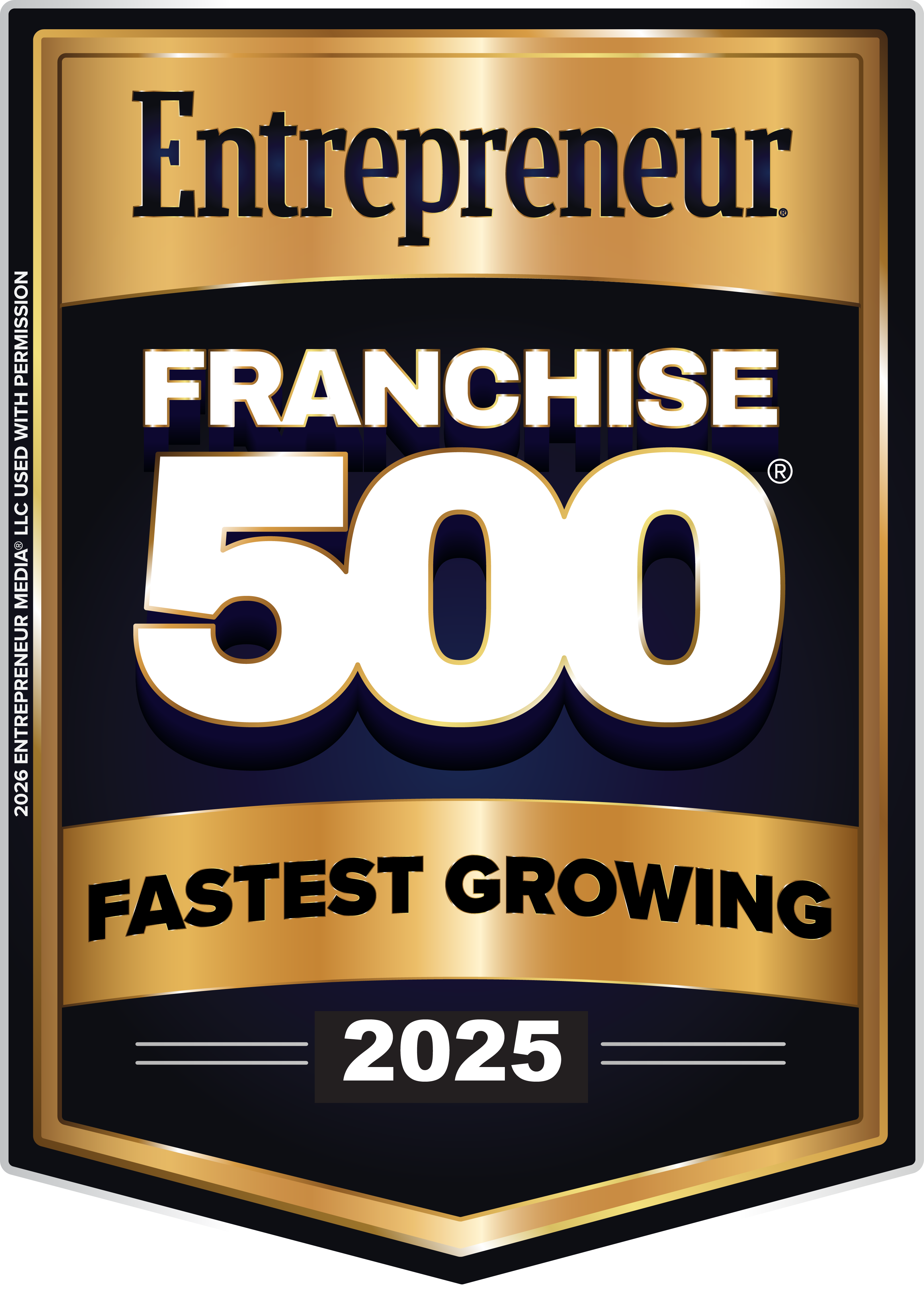 Entrepreneur Franchise 500 Fastest Growing 2025